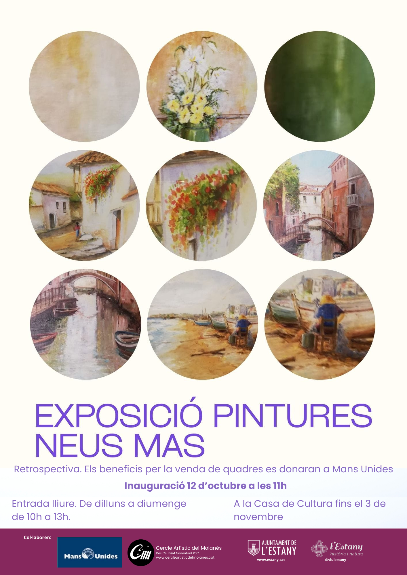 Exposició de pintures de Neus Mas