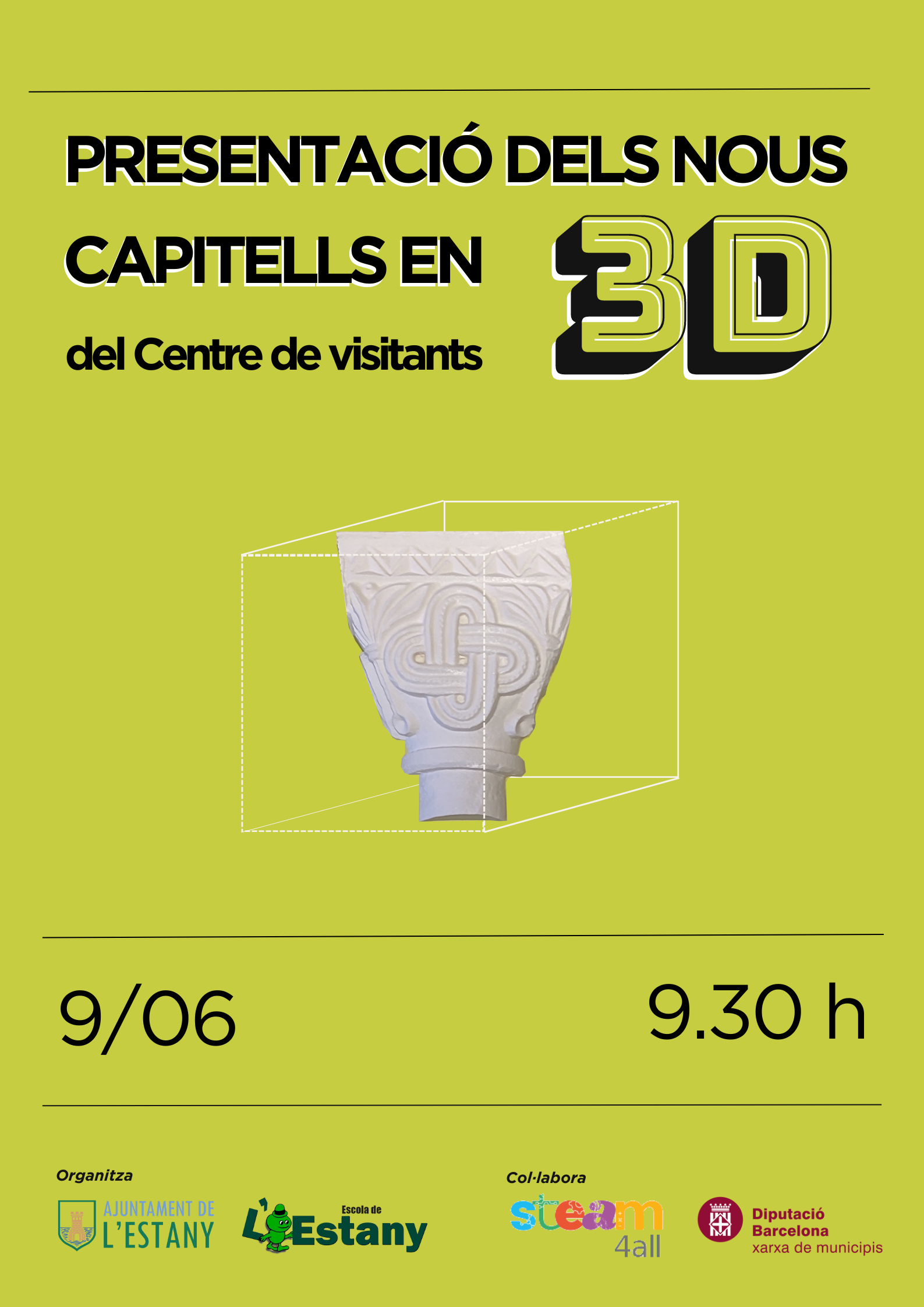 Presentació dels nous capitells en 3D