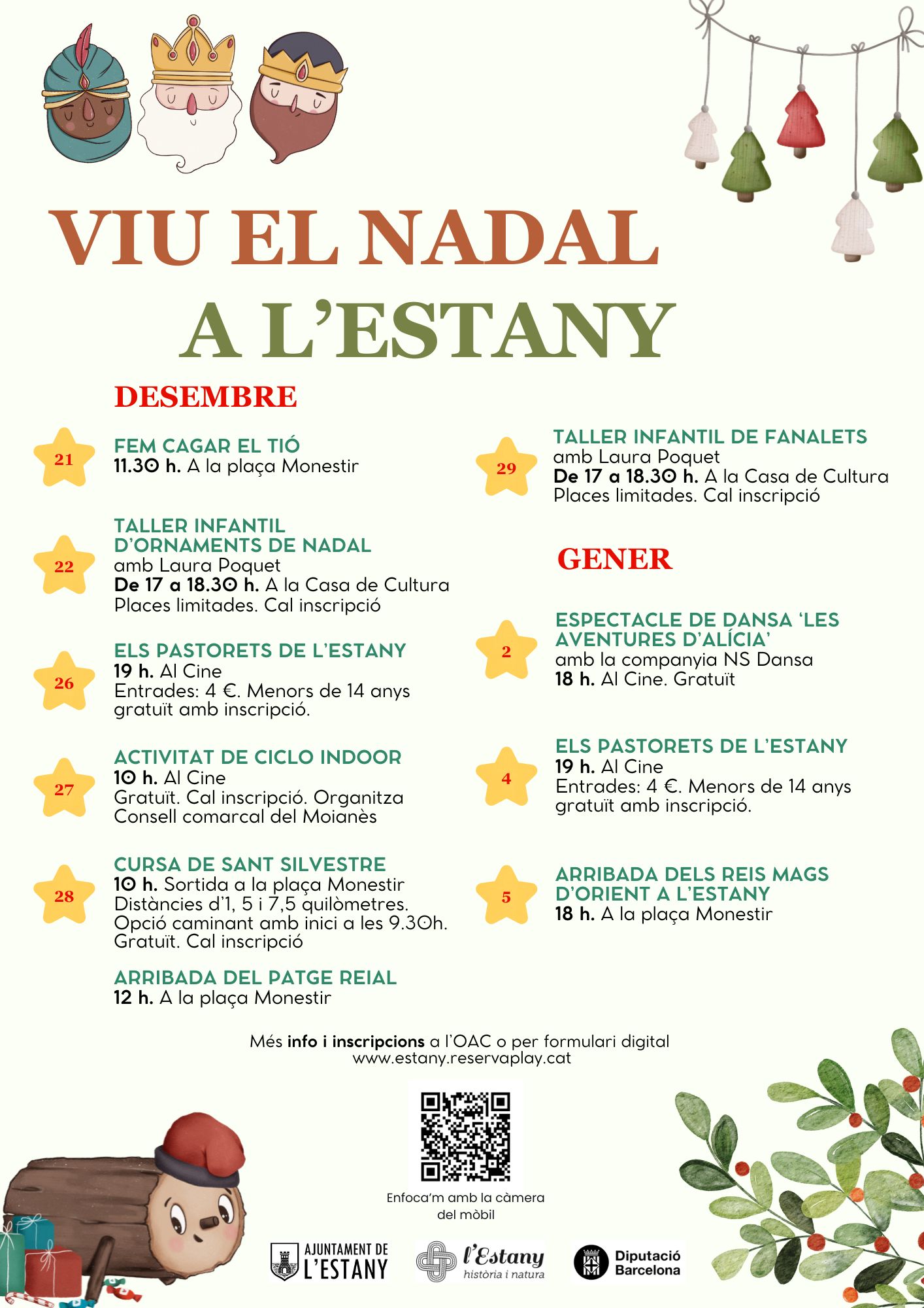 Arribada dels patges dels Reis Mags d'Orient