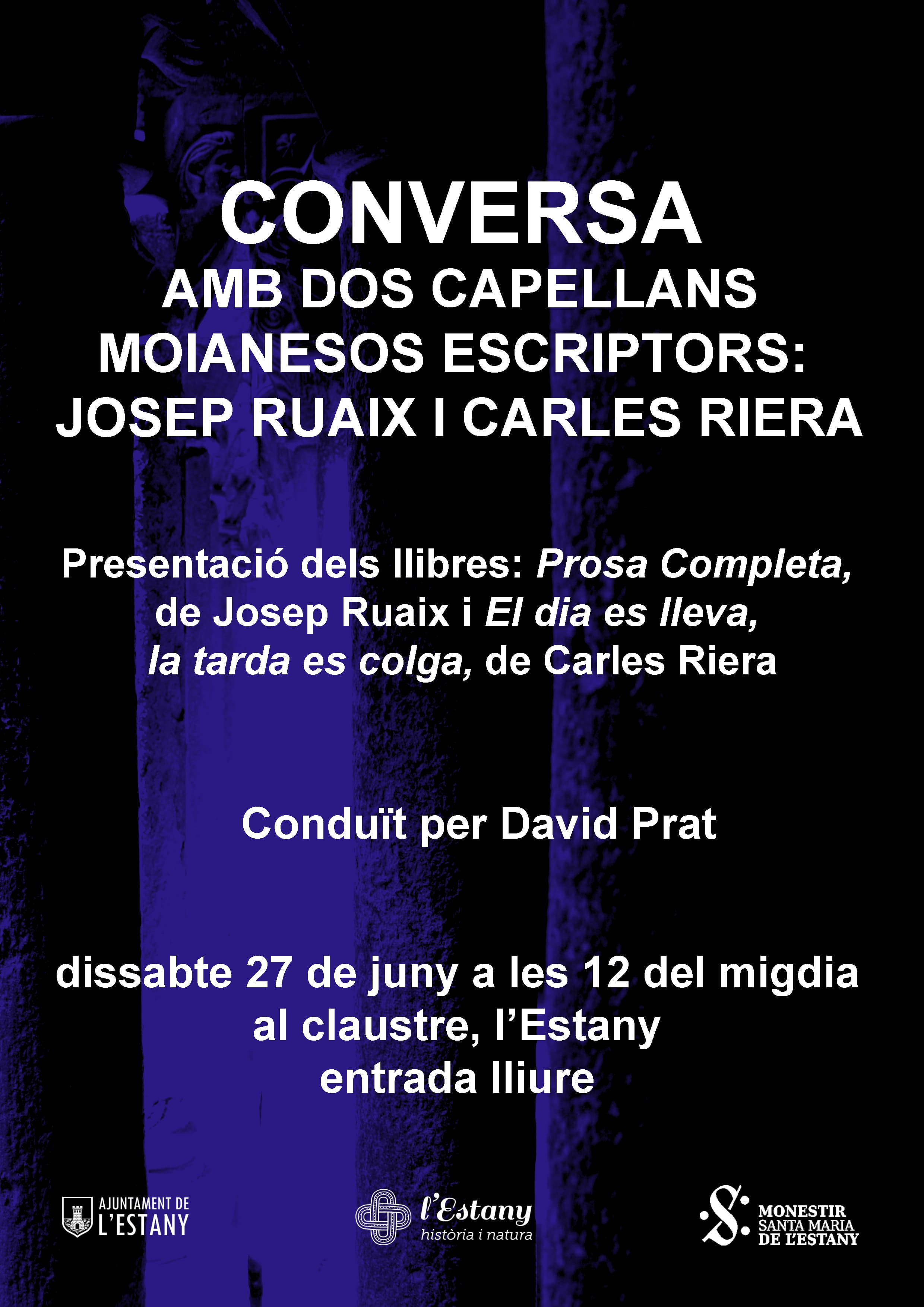 Conversa amb dos capellans moianesos escriptors: Josep Ruaix i Carles Riera