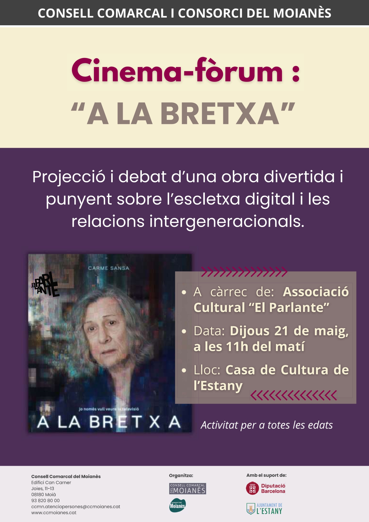 Cinema-fòrum: 'A la bretxa'