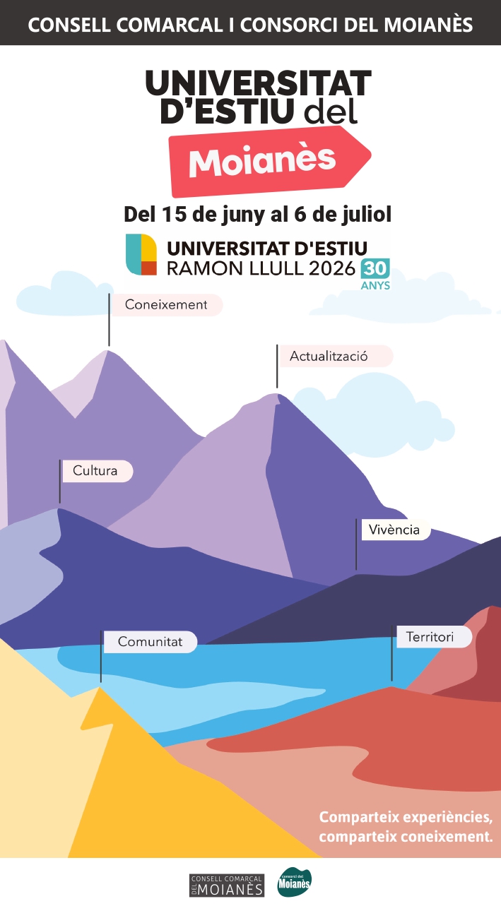 12a edici&oacute; de la Universitat d'Estiu del Moian&egrave;s