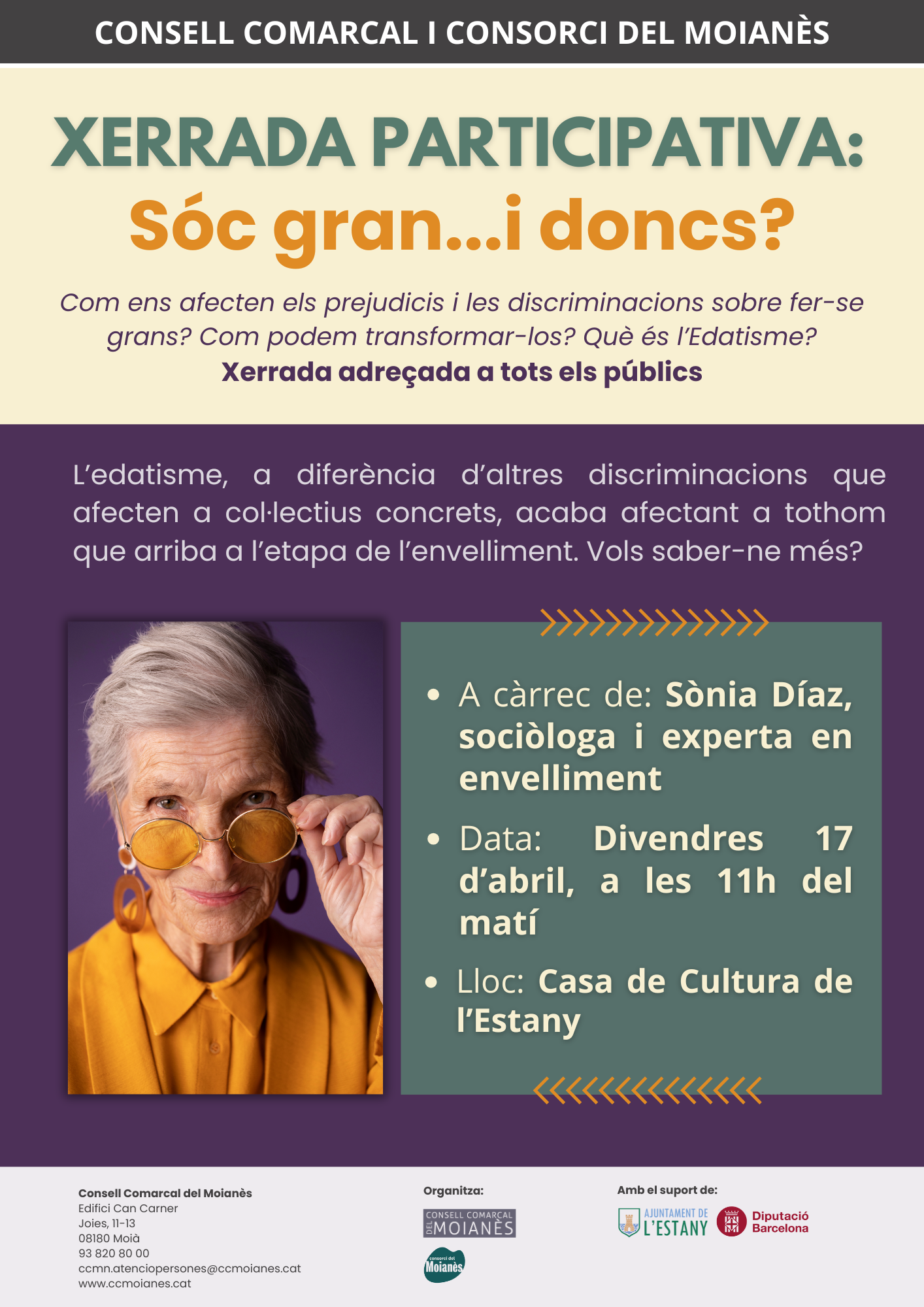 Xerrada participativa: 'Sóc gran... i doncs?'