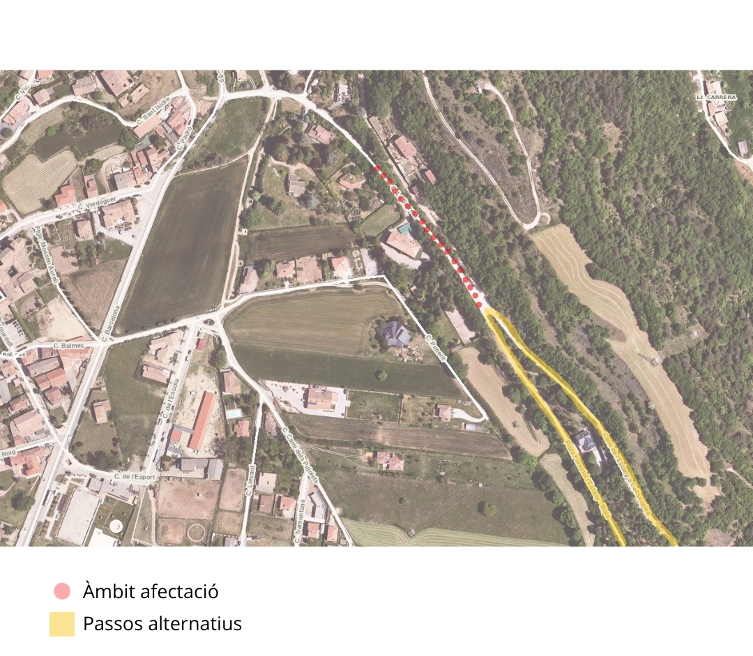 Es renova un tram de canalització del pou Pujolet