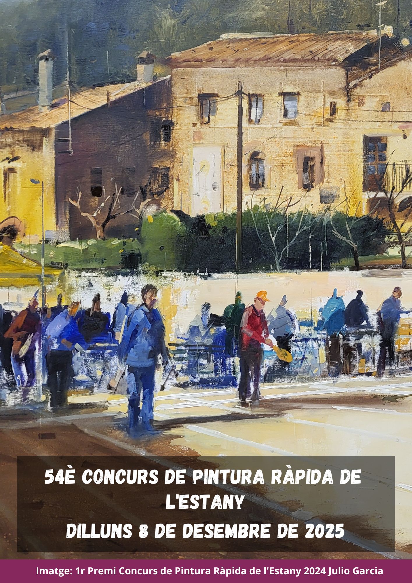 El Concurs de Pintura Ràpida de l'Estany arriba a la 54a edició