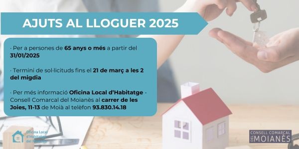 Convocatòries de subvencions per al lloguer